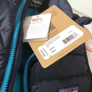 Patagonia down vest NWT